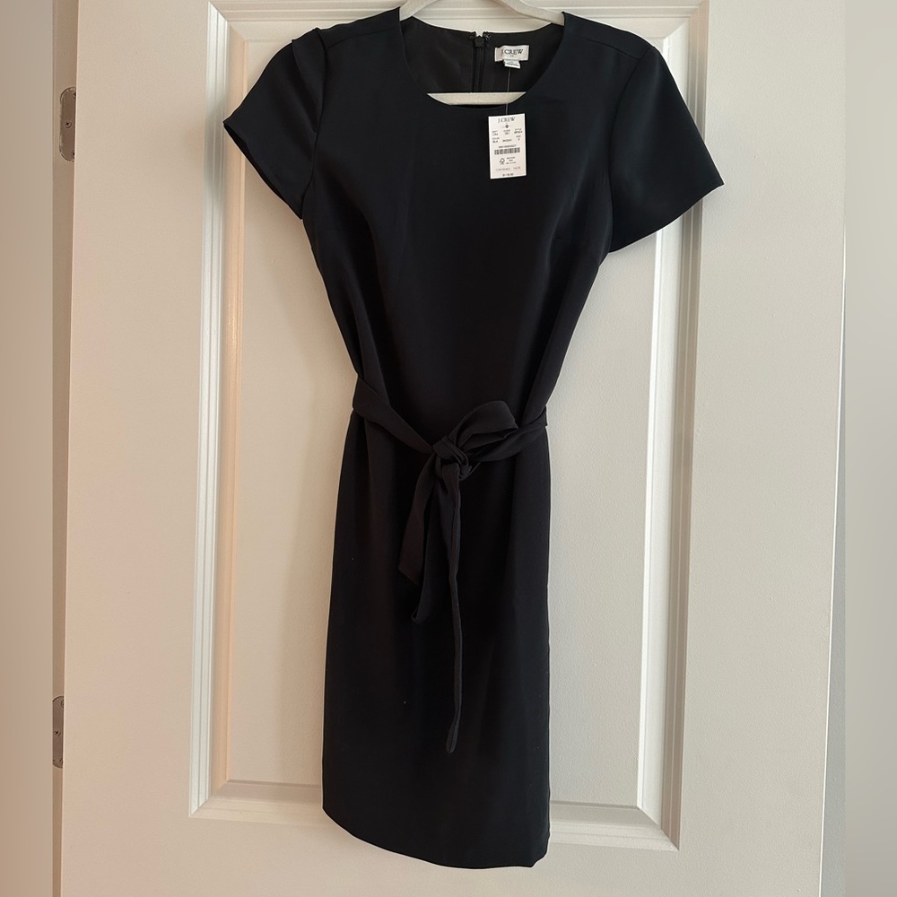Black dress with tie belt!!